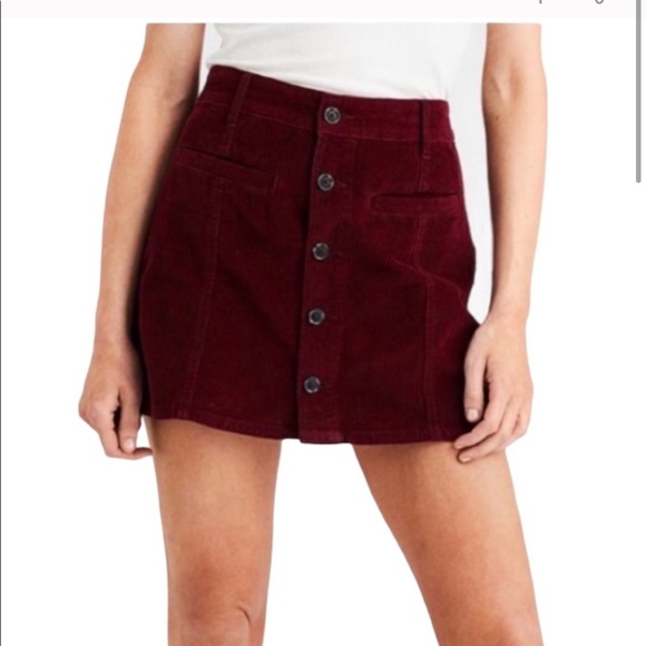 American Eagle Outfitters Dresses & Skirts - American Eagle Button Corduroy Mini Skirt